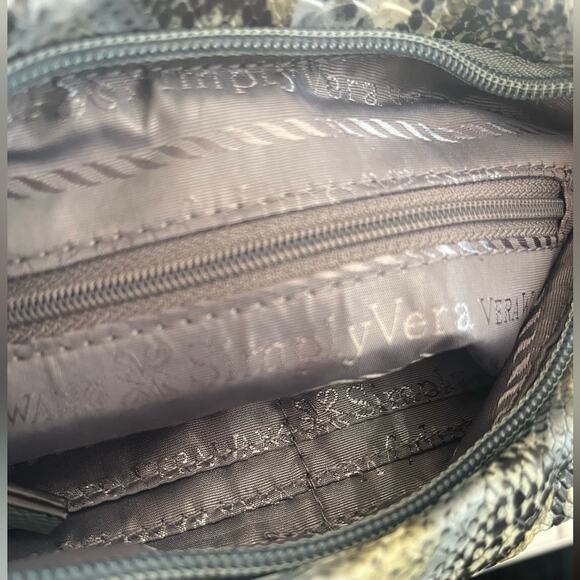 Simply Vera Vera Wang Faux Leather Snake Pattern Wristlet with Card Slots - Picture 5 of 5